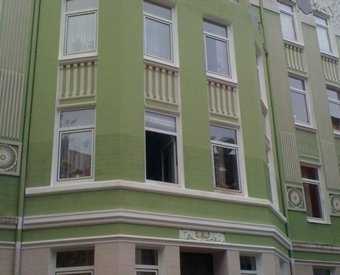 Renovierte Fassade – Wittekindstraße